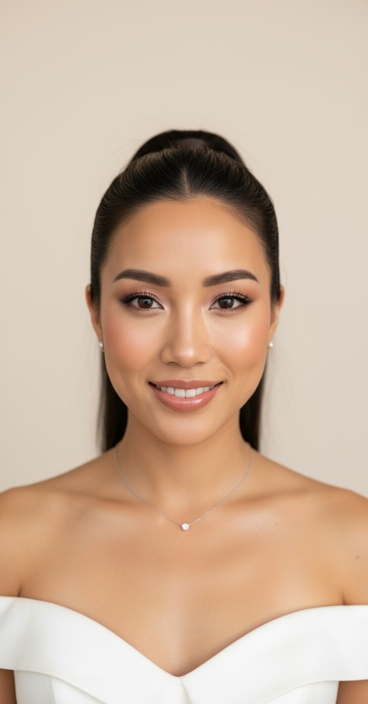 After Drawstring Ponytail